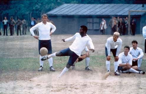 Evasión o victoria : Foto John Huston, Pelé