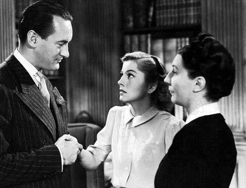 Rebeca : Foto George Sanders, Alfred Hitchcock, Joan Fontaine, Dame Judith Anderson