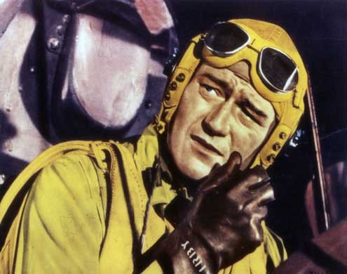 Infierno en las nubes : Foto Nicholas Ray, John Wayne