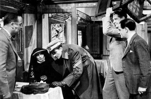 Alarma en el expreso : Foto Naunton Wayne, Alfred Hitchcock, Basil Radford, Catherine Lacey, Michael Redgrave