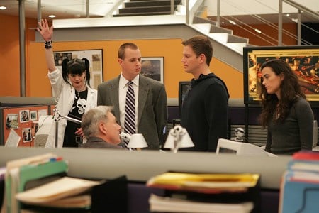 Foto Mark Harmon, Cote De Pablo, Sean Murray, Pauley Perrette, Michael Weatherly