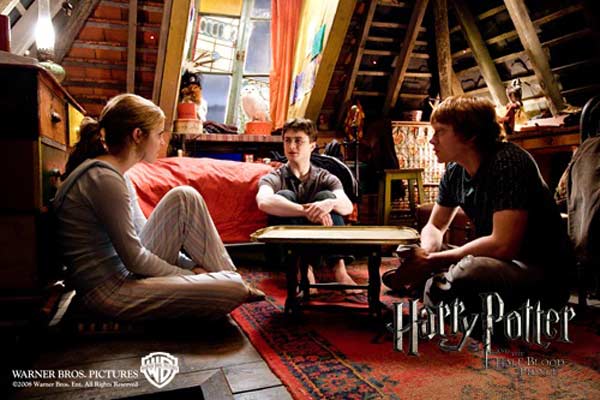Harry Potter y el Misterio del Príncipe : Foto Daniel Radcliffe, Emma Watson, Rupert Grint