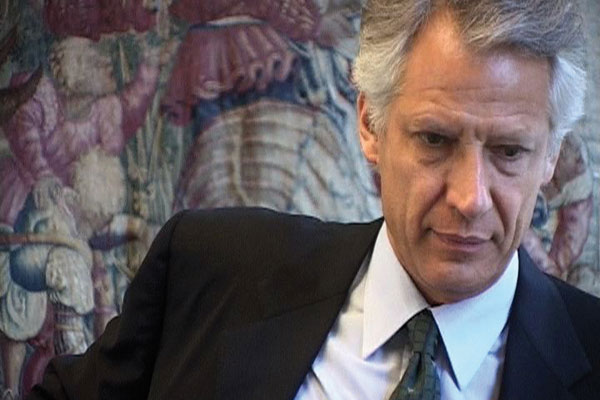 Foto Dominique De Villepin, Sarah Bertrand