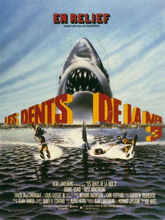 Jaws 3-D: El gran tiburón : Cartel