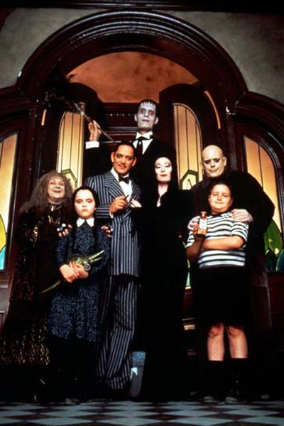 La Familia Addams : Foto Raúl Julia, Carel Struycken, Christopher Lloyd, Judith Malina, Anjelica Huston, Christina Ricci
