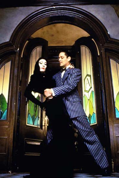 La Familia Addams : Foto Raúl Julia, Anjelica Huston
