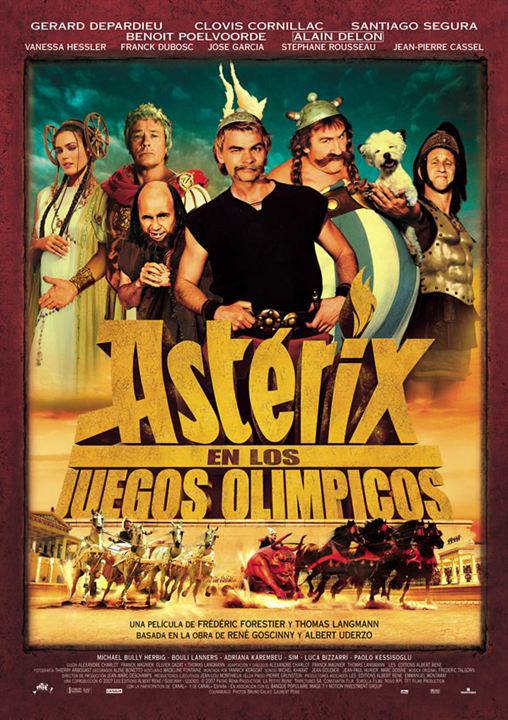 Astérix en los Juegos Olímpicos : Cartel
