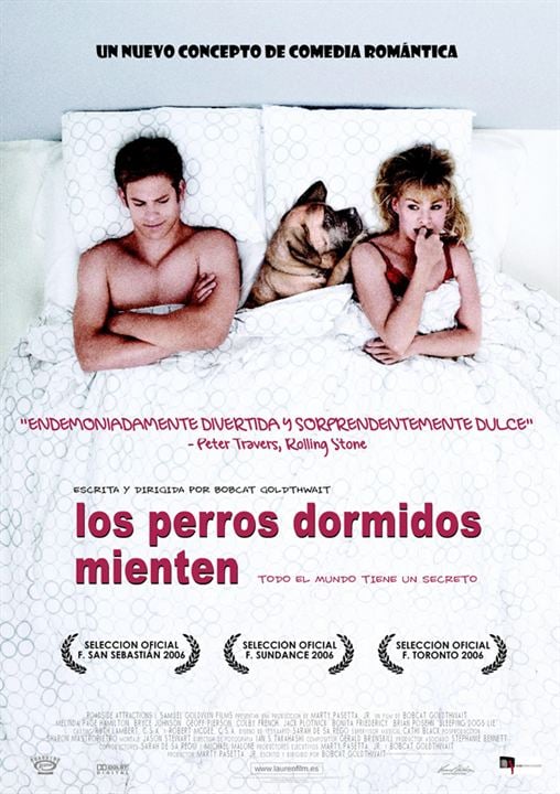 Los perros dormidos mienten : Cartel