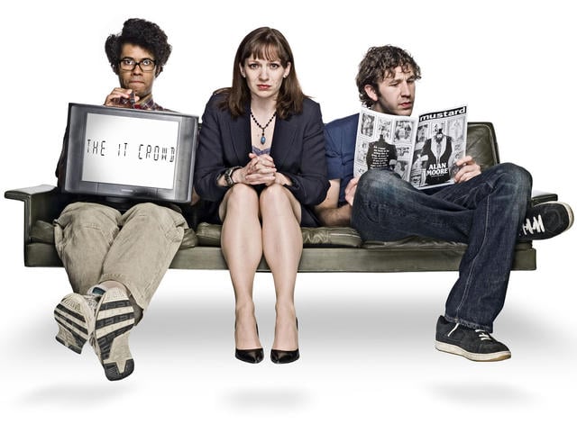 Foto Katherine Parkinson, Chris O'Dowd, Richard Ayoade