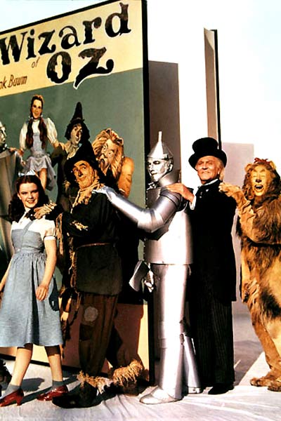 El mago de Oz : Foto Ray Bolger, Bert Lahr, Judy Garland, Frank Morgan, Victor Fleming, Jack Haley