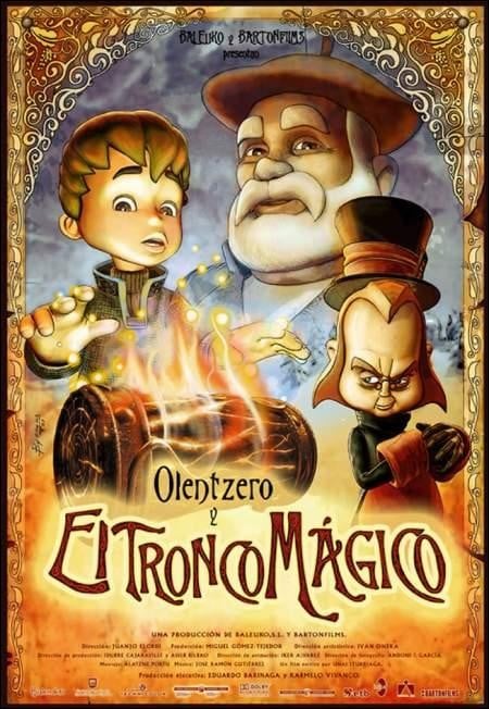 Olentzero y el tronco mágico : Cartel