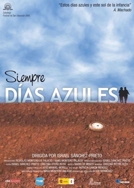 Siempre días azules : Cartel