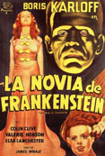 La novia de Frankenstein : Cartel