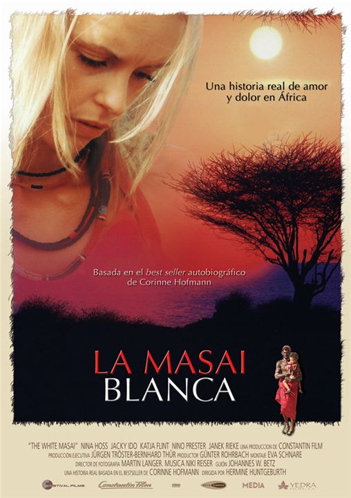 La masai blanca : Cartel