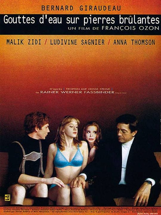 Gotas de agua sobre piedras calientes : Cartel