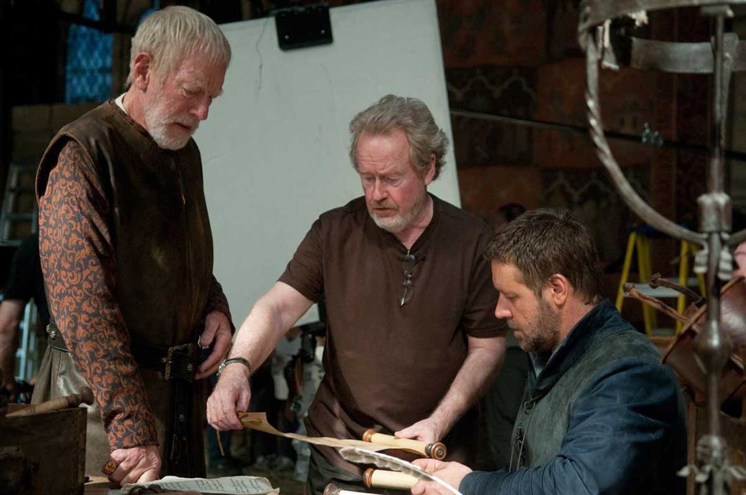 Robin Hood : Foto Russell Crowe, Ridley Scott, Max von Sydow