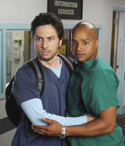 Foto Donald Faison, Zach Braff