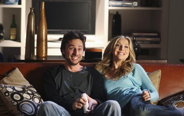 Foto Sarah Chalke, Zach Braff