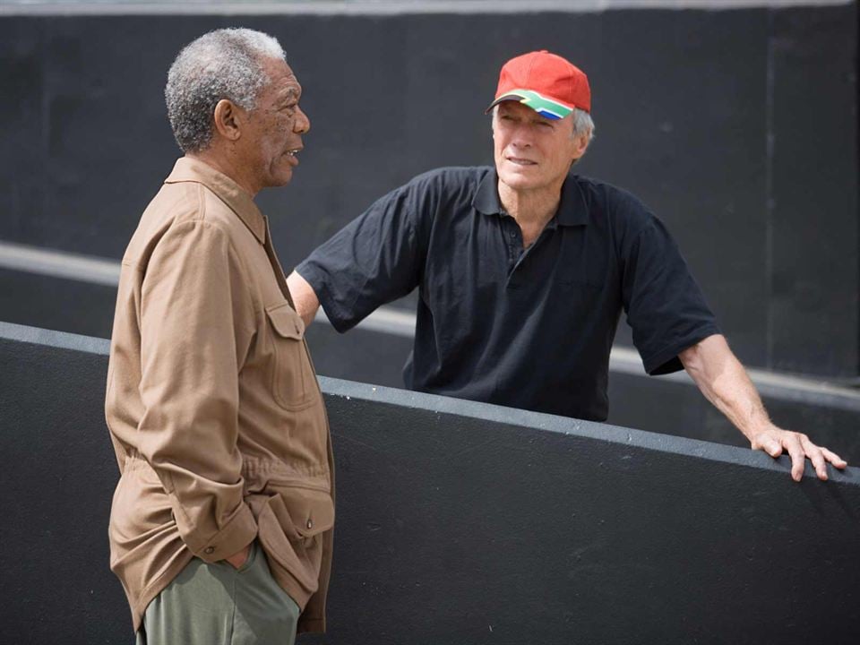 Invictus : Foto Morgan Freeman, Clint Eastwood