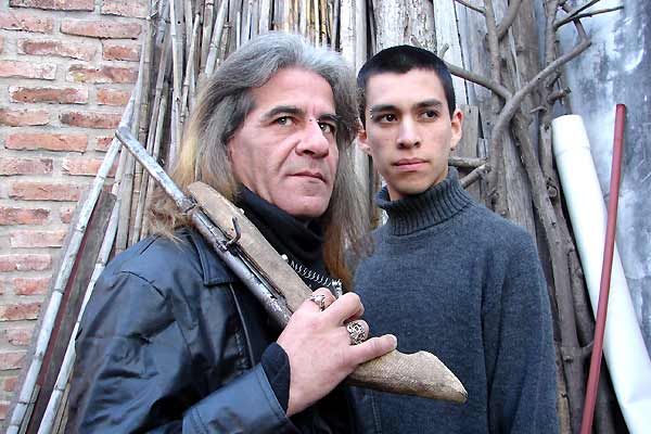 Foto Nehuen Zapata, José Celestino Campusano, Oscar Génova