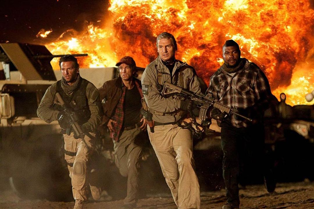 El equipo A : Foto Bradley Cooper, Quinton Rampage Jackson, Sharlto Copley, Liam Neeson, Joe Carnahan