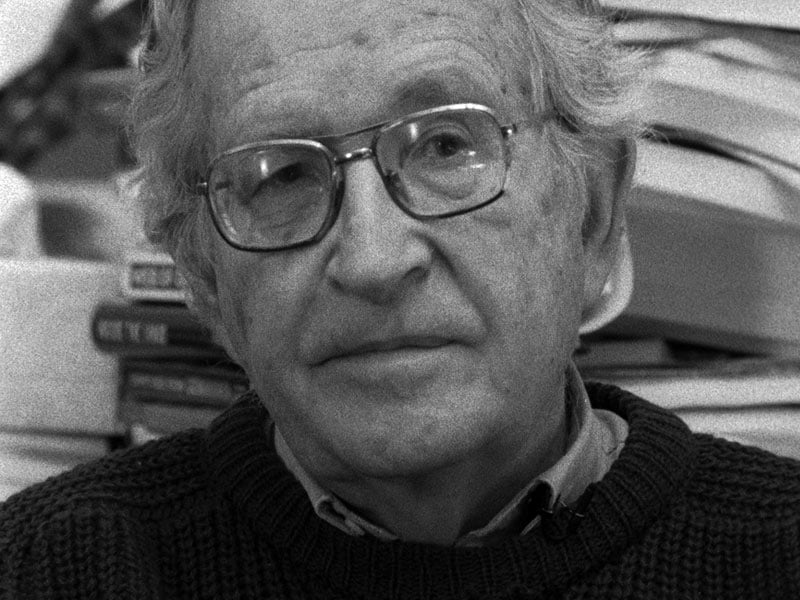 Foto Richard Brouillette, Noam Chomsky