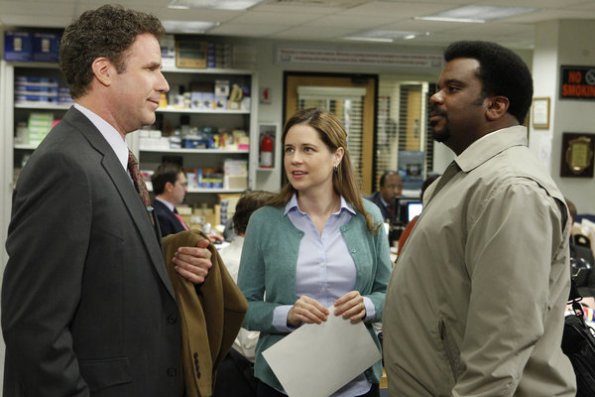 Foto Craig Robinson, Jenna Fischer, Will Ferrell