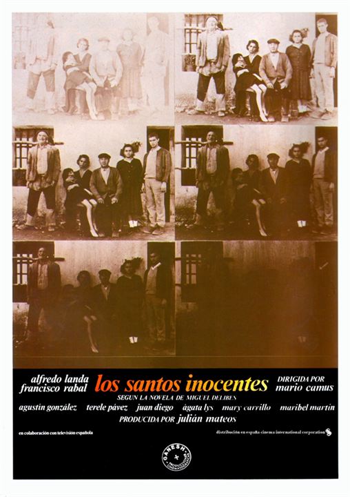 Los santos inocentes : Cartel