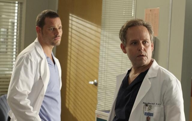 Foto Peter MacNicol, Justin Chambers (I)