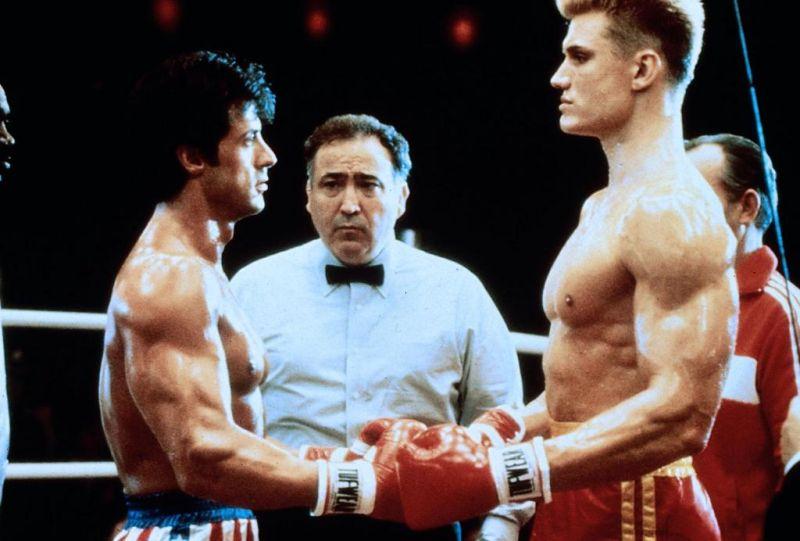 Rocky IV : Foto Dolph Lundgren, Sylvester Stallone