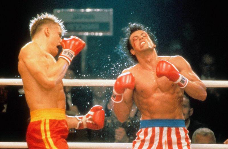 Rocky IV : Foto Dolph Lundgren, Sylvester Stallone