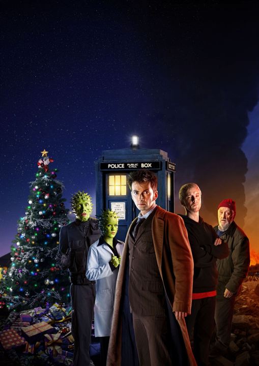Doctor Who (2005) : Foto John Simm, Bernard Cribbins, David Tennant