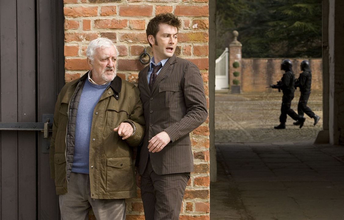 Doctor Who (2005) : Foto Bernard Cribbins, David Tennant