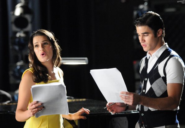 Glee : Foto Lea Michele, Darren Criss