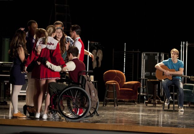 Glee : Foto Heather Morris, Chord Overstreet