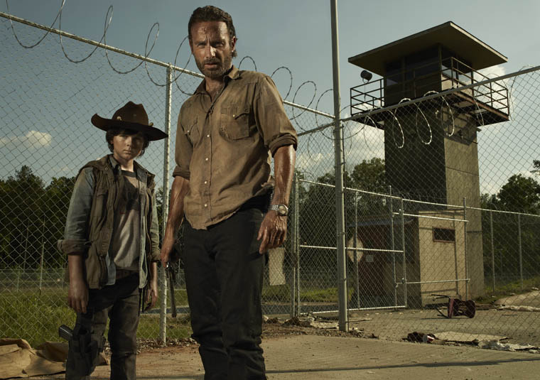 Foto Chandler Riggs, Andrew Lincoln