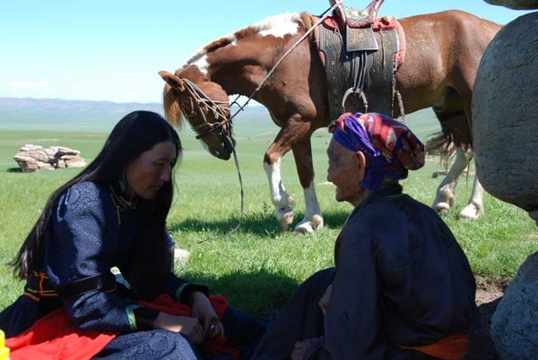 Los dos caballos de Genghis Khan : Foto