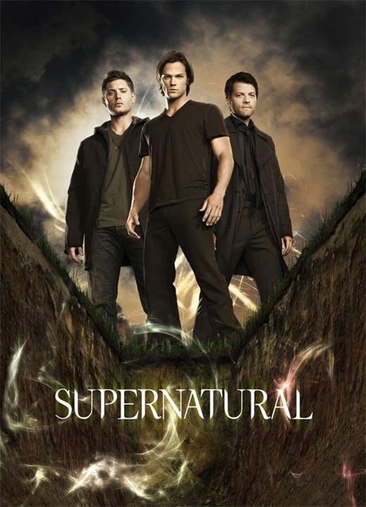 Sobrenatural : Foto Jensen Ackles, Misha Collins, Jared Padalecki