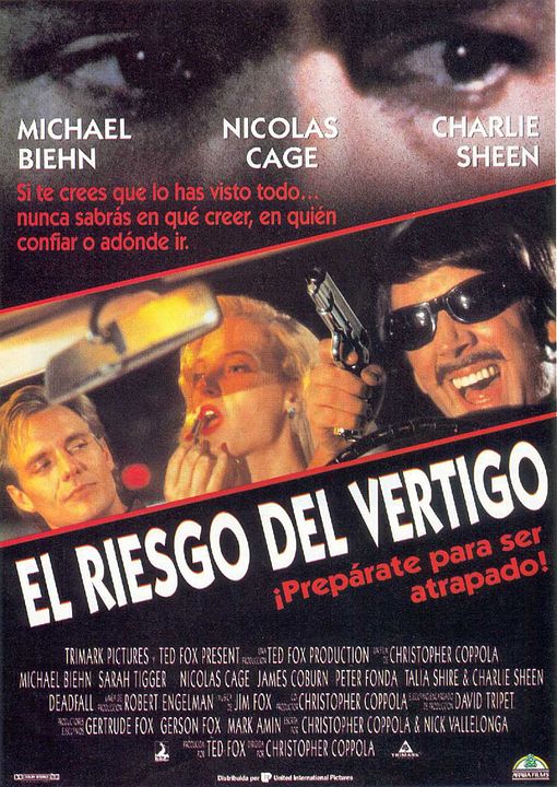 El riesgo del vértigo : Cartel