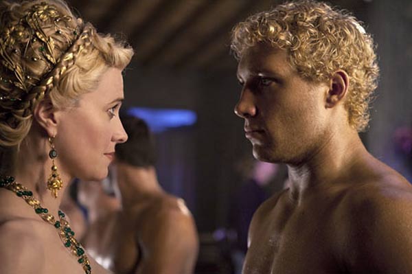 Spartacus: Sangre y arena : Foto Jai Courtney, Lucy Lawless