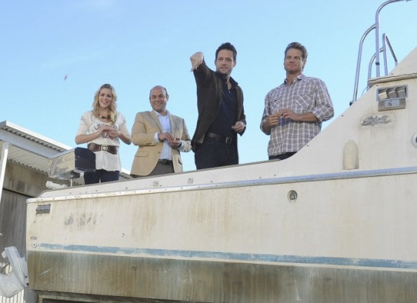 Cougar Town : Foto Brian Van Holt, Josh Hopkins, Ian Gomez, Busy Philipps