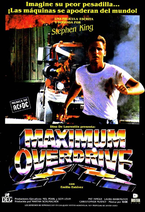 Maximum Overdrive (La rebelión de las máquinas) : Cartel