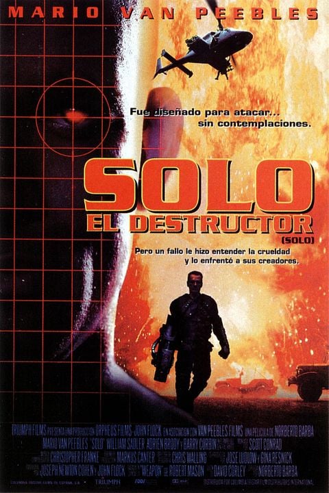 Solo, el destructor : Cartel