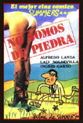 No somos de piedra : Cartel