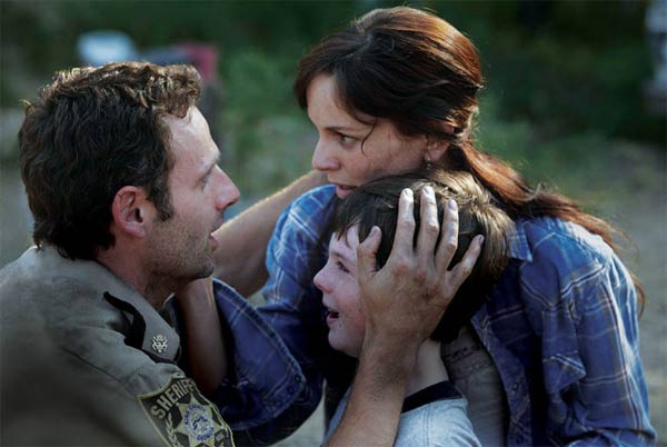 The Walking Dead : Foto Sarah Wayne Callies, Chandler Riggs, Andrew Lincoln