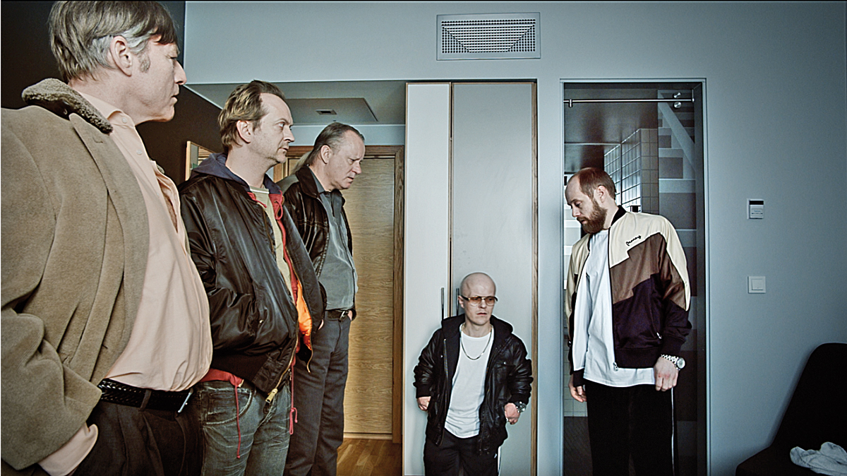 En Ganske Snill Mann : Foto Stellan Skarsgård, Gard B. Eidsvold, Bjorn Floberg, Hans Petter Moland