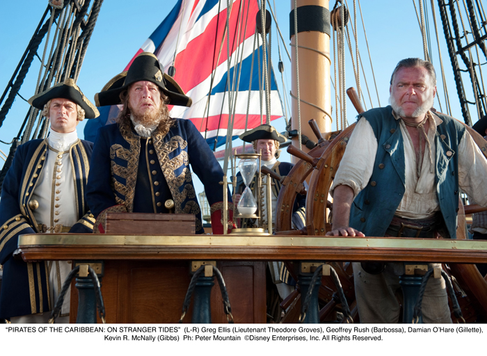 Piratas del Caribe: En mareas misteriosas : Foto Geoffrey Rush, Kevin McNally, Jonny Rees