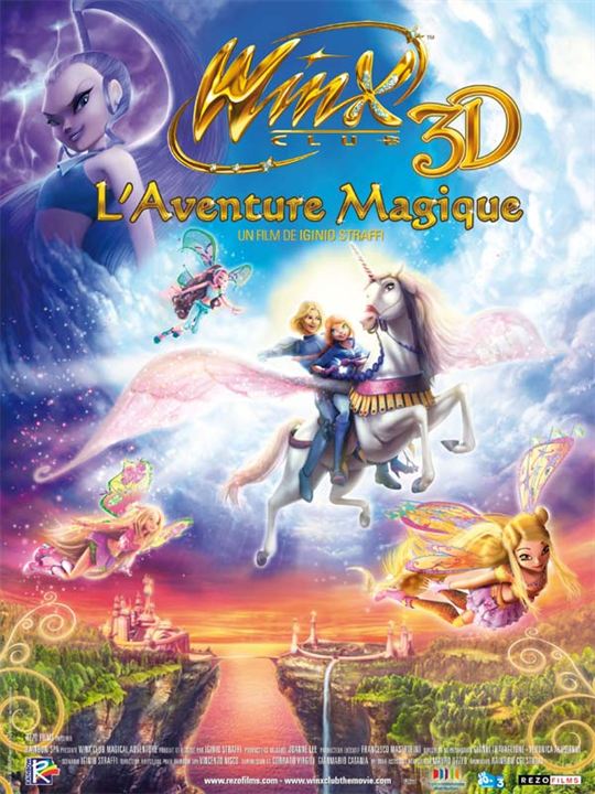 Winx 3D. La aventura mágica : Cartel