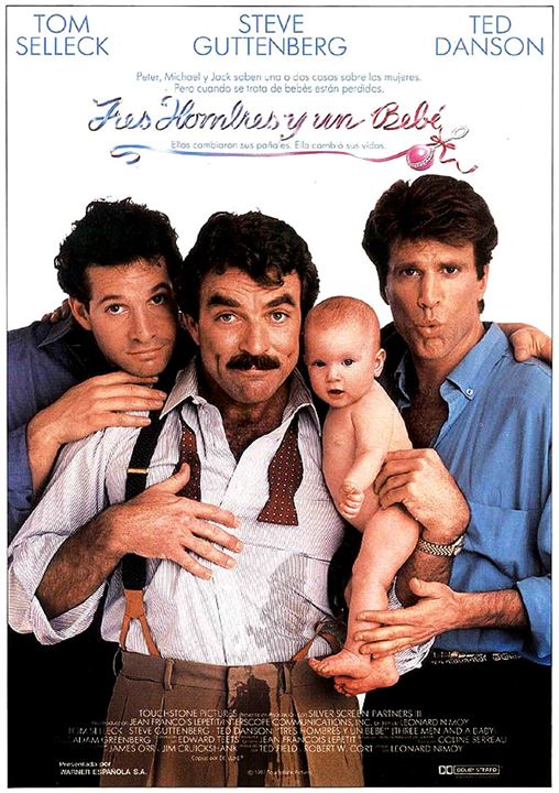Tres hombres y un bebé : Cartel