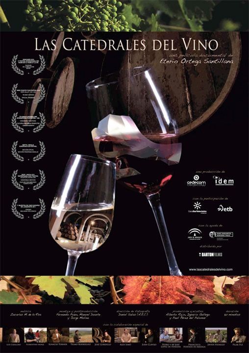 Las catedrales del vino : Cartel